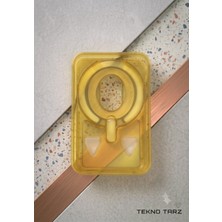 Tekno Tarz 58 Magsafe Kartlık Şeffaf Manyetik Cüzdan