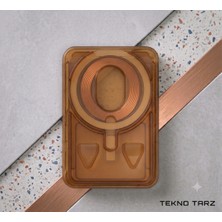 Tekno Tarz 58 Magsafe Kartlık Şeffaf Manyetik Cüzdan