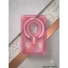 Tekno Tarz 58 Magsafe Kartlık Şeffaf Manyetik Cüzdan