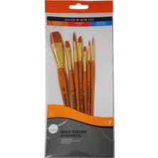 AyrStore Daler Rowney Taklon Fırça Seti Kısa Sap 7'li (216920700)