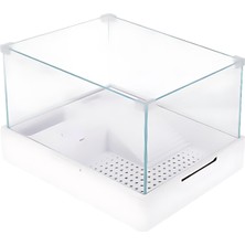 AyrStore Sobo Cam Kaplumbağa Bahçesi Filtre-Lambalı 40X29X25