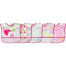 AyrStore Green Sprouts I Play Baby 101364 Mama Önlüğü, Pembe