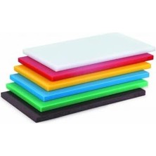 AyrStore Matarmutfak Polietilen Kesim Tahtası Et Meyve Kesme Levhası 40X30X2 cm Kırmızı