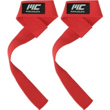 AyrStore Musclecloth Lifting Strap Kırmızı