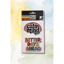 Pemo Sabah Notu Uv-Dtf Sticker Seti 2 Parça Kabartmalı Suya Dayanıklı Laptop Termos Matara Etiket