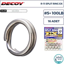 Decoy R-11 Split Ring Ex Halka #5+ 100LB (16 Adet)