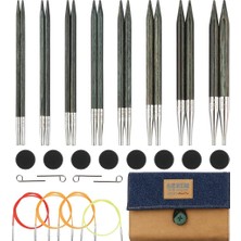 AyrStore Knitpro - Değiştirilebilir Iğne Setiwood Indigo - 1 Set