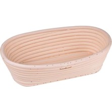 AyrStore Bambum Puder - Ekmek Mayalama Sepeti Oval 24 cm