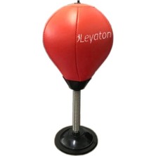 AyrStore Leyaton Kırmızı Punching Ball Masa Üstü Pencikbol Topu, Tek Ebat, Mspckblkrmz, Kırmızı
