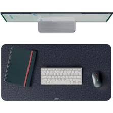 AyrStore Leitz Desk Mat Keçe 36X70 cm Gri