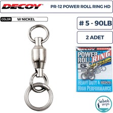 Decoy Pr-12 Powerroll Ring Halkalı Fırdöndü #5 90LB (2 Adet)