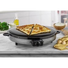 AyrStore Elektrikli Katmer Sacı Gözleme Sacı Termostatlı Mega Boy 50CM Saç 2000W Isı Ayarlıyufka Sac�
