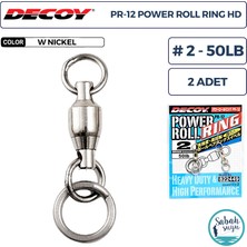 Decoy Pr-12 Powerroll Ring Halkalı Fırdöndü #2 50LB (2 Adet)