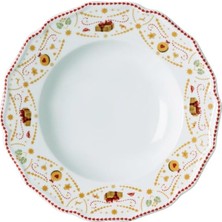 AyrStore Hutschenreuther Noel Koleksiyonu Christmas Love Tabak Derin 23 cm