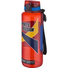 AyrStore Uzspace Sports Passion Büyük Boy 1200 ml Tritan Su Matarası Kaydırmaz Tutma Özelliği