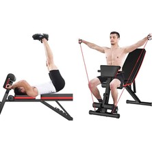 AyrStore Leyaton Çok Fonksiyonlı Ayarlanabilir Biceps Combo Bench