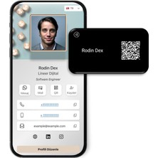 AyrStore Lineer Nfc Dijital Kartvizit - Nfc Digital Business Card
