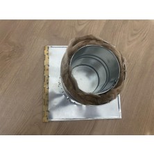 AyrStore Isı Yalıtımlı Yanmaz Karavan Çadır Soba Baca Adaptörü 10 cm Lik Borular Için