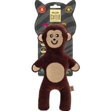 AyrStore Cattie Matatabi Içerikli Kedi Oyuncağı Peluş Maymun 20 cm
