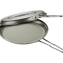 AyrStore Albergio Çift Taraflı Ikiz Balık Börek Tavası 32 cm Teflon Tava Gri
