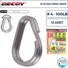 Decoy R-10 Egg Ring Halka #4 100LB (12 Adet)