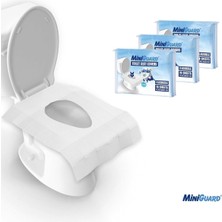 AyrStore Miniguard® Klozete Atılabilir Klozet Örtüsü – Easyflush™ Sistemli, Suda Çözünür, Tek Ku