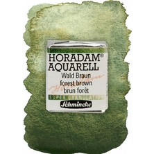 AyrStore Schmincke Horadam Supergranulation Sulu Boya Forest Brown 1/2 Tab