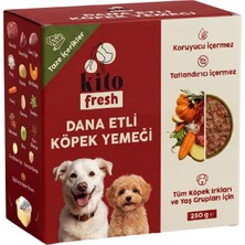 AyrStore Kito Fresh Dana Etli Köpek YEMEĞI%100 Taze Içerikli Mama 250 gr