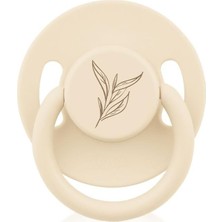 AyrStore Wee Baby Pure Yuvarlak Uçlu Kauçuk Emzik No:1 - Krem
