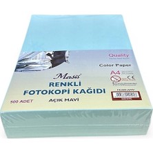 Sinerji Masis Renkli Fotokopi Kağıdı Açık Mavi FK500-AMV