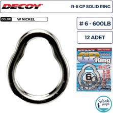 Decoy R-6 Gp Solid Ring (Kapalı Halka) #6 600LB (12 Adet)