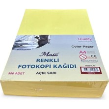 Sinerji Masis Renkli Fotokopi Kağıdı Sarı FK500-S