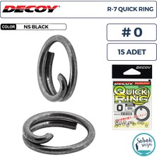 Decoy R-7 Quick Ring Halka Bn #0 8lb (15 Adet)