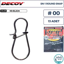 Decoy Sn-1 Round Snap Klips Bn #00 18LB (13 Adet)