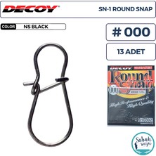 Decoy Sn-1 Round Snap Klips Bn #000 12LB (13 Adet)