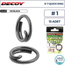 Decoy R-7 Quick Ring Halka Bn #1 10LB (15 Adet)