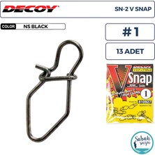 Decoy Sn-2 V Snap Klips #1 34LB (13 Adet)