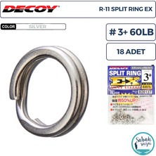 Decoy R-11 Split Ring Ex Halka #3+ 60LB (18 Adet)