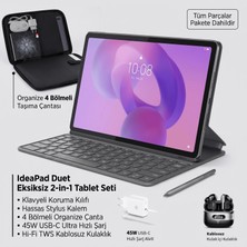 Lenovo 11 Inç 2.5k Ekranlı Tablet, 8 GB Ram 128 GB Depolama, Klavye ve Kalemli Kullanım Seti, Hızlı Performanslı Dokunmatik Tablet Için Ideal | Set: Klavye, Dokunmatik Kalem
