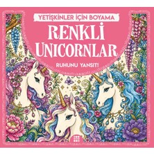 Dokuz Yayınları Renkli Unicornlar & Yetişkinler Için Boyama