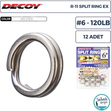Decoy R-11 Split Ring Ex Halka #6+ 120LB (12 Adet)