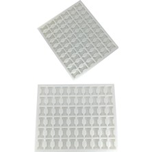 AyrStore Minyatür Özel Üretim Parke Kilit Taşı Silikon Kalıp (1,8 * 1,2 * 0,6cm)