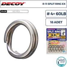 Decoy R-11 Split Ring Ex Halka #4+ 80LB (18 Adet)