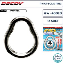 Decoy R-6 Gp Solid Ring (Kapalı Halka) #4 400LB (12 Adet)
