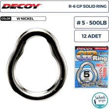 Decoy R-6 Gp Solid Ring (Kapalı Halka) #5 500LB (12 Adet)