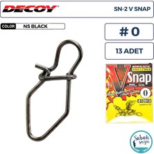 Decoy Sn-2 V Snap Klips #0 30LB (13 Adet)