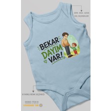 Morivo Kids Bekar Dayım Var Sıfır Kol Bebek Zıbını %100 Pamuk