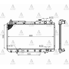Maher Radyatör Su Crv 97-02 16MM A-T Brazing 19010-P3F-901