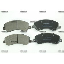 Maher BZT FORD TRANSIT V347 2006-2014 / VOLKSWAGEN AMAROK 2010= ARKADAN İTİŞLİ; ÖN FREN BALATASI FİŞLİ 6C112K021AB