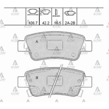 Maher BZT HONDA CRV 2007-2015 BENZİNLİ / CRV 2015-2018 DİSK DİZEL; ARKA FREN BALATASI 43022-SWW-G00
